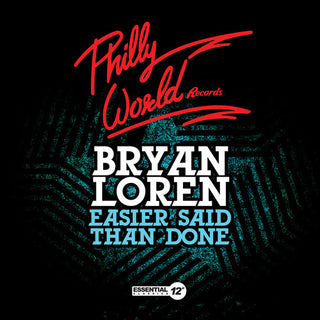 the album cover for Bryan Loren - Easier Said Than Done