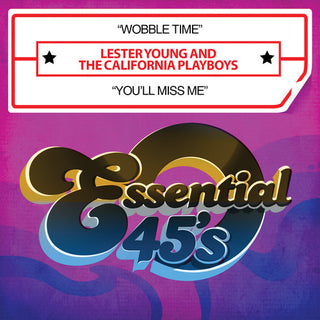 the album cover for Lester Young - Wobble Time / You'll Miss Me