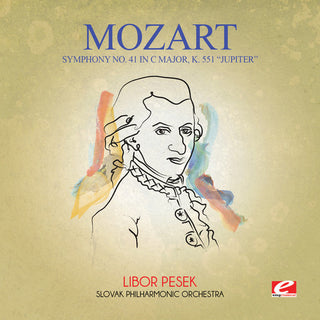 the album cover for Slovak Philharmonic Orchestra - Symphony No. 41 in C Major K. 551 Jupiter