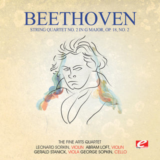 the album cover for The Fine Arts Quartet - String Quartet No. 2 in G Major Op. 18 No. 2