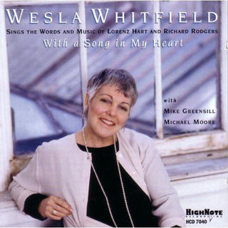 the album cover for Weslia Whitfield - With a Song in My Heart