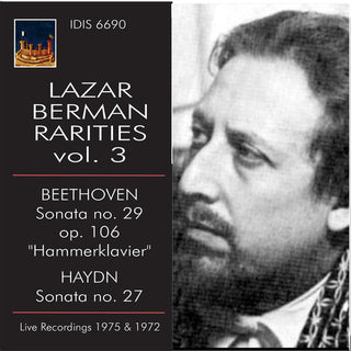 the album cover for Beethoven / Haydn - Lazar Berman Rarities 3