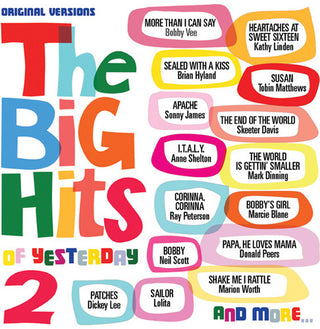 the album cover for Big Hits Of Yesterday 2 / Various Jewl - Big Hits of Yesterday 2