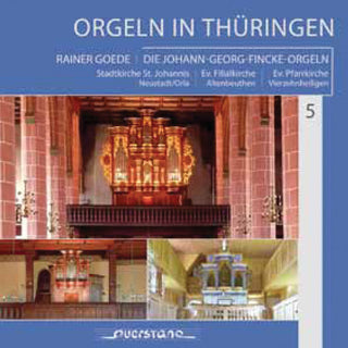 the album cover for Rainer Goede - Organs In Thuringia 5 [Digipak]