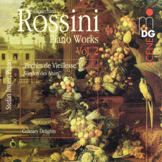 the album cover for G. ROSSINI - Piano Works 2