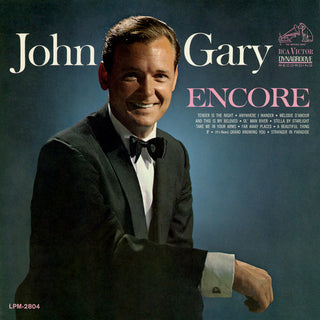 the album cover for John Gary - Encore