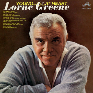 the album cover for Lorne Greene - Young at Heart