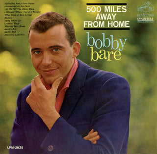 the album cover for Bobby Bare - 500 Miles Away from Home