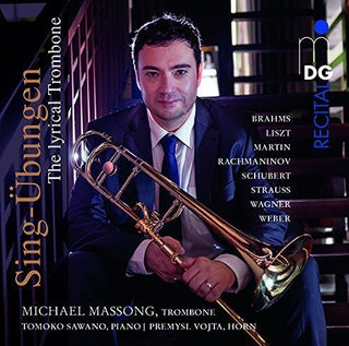 the album cover for Michael Massong - Lyrical Trombone