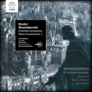 the album cover for Shostakovich / Wallace / Rahman / Gould - BT Scottish Ensemble Plays Shostakovich