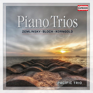 the album cover for Zemlinsky / Bloch / Korngold / Pacific Trio - Pno Trios