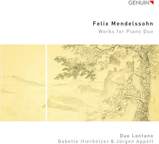 the album cover for Mendelssohn / Duo Lontano / Hierholzer / Appell - Works for Pno Duo