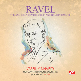 the album cover for Moscow Philharmonic Orchestra - Tzigane Rhapsody for Violin Piano D Major