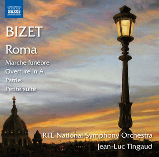 the album cover for Bizet / Rte National Symphony Orchestra / Tingaud - Roma - Marche Funebre Overture - Overture in a