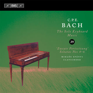 the album cover for C Bach PE / Spanyi,Miklos - Solo Keyboard Music 29