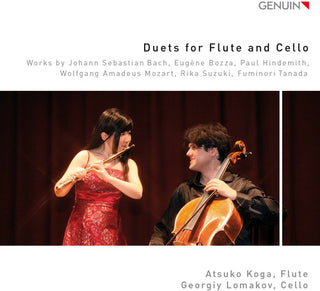 the album cover for Mozart / Koga / Lomakov - Duets for Flute & Cello