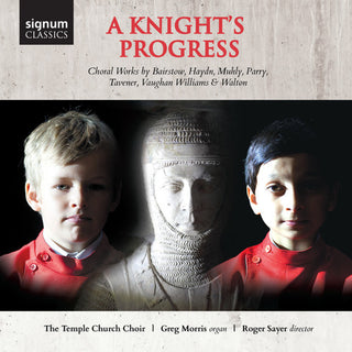 the album cover for Parry / Temple Church Choir / Morris / Sayer - Knight's Progress - Choral Works