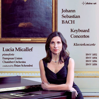 the album cover for J Bach S / Micallef / European Union Chamber Orch - Keyboard Concertos