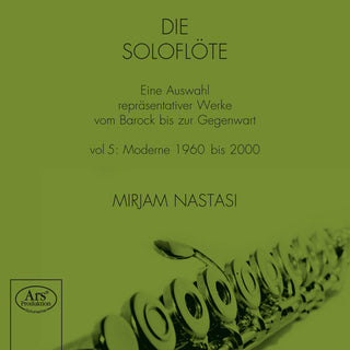 the album cover for Denissow / Mirjam Nastasi - Solo Flute