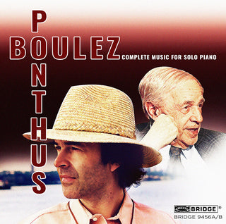 the album cover for Pierre Boulez / Ponthus,Marc - Pierre Boulez: Complete Music for Solo Piano