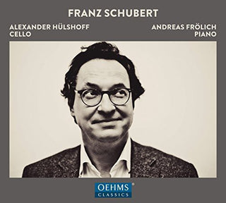 the album cover for Schubert / Alexander Hulshoff / Frolich,Andreas - Works for Cello & Piano