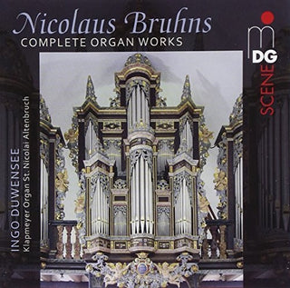 the album cover for Bruhns / Ingo Duwensee - Complete Organ Works