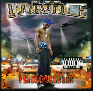 the album cover for Lil Wayne - Tha Block Is Hot