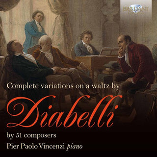 the album cover for Pier Vincenzi Paolo - Complete Variations on a Waltz By Diabelli