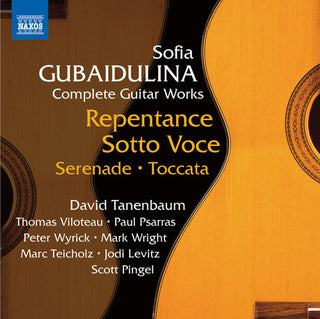 the album cover for Gubaidulina / Tanenbaum / Viloteau / Psarras - Complete Works for Guitar