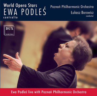 the album cover for Gluck / Podles / Poznan Philharmonic Orchestra - Ewa Podles Live with Poznan Philharmonic Orchestra
