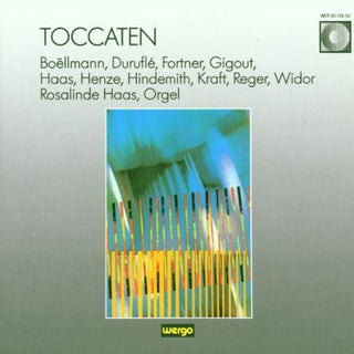 the album cover for Haas - Toccaten