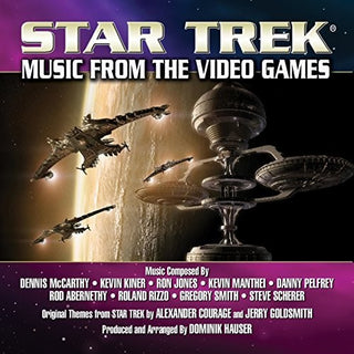 the album cover for Dominik Hauser - Star Trek: Music from the Video Games