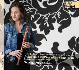 the album cover for Scarlatti / Frey / Donatis / Rognoni / Frezzato - Accademia Dell Arcadia Roma 1710 - Baroque Master