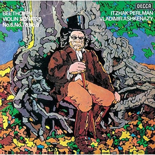 the album cover for Itzhak Perlman - Beethoven: Violin Sonatas Nos 6 7 &