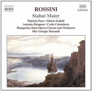 the album cover for Pier Giorgio Morandi - Stabat Mater