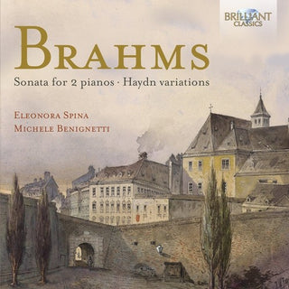 the album cover for Michele Benignetti /Spina,Eleonora - Sonata for 2 Pianos Haydn Variations