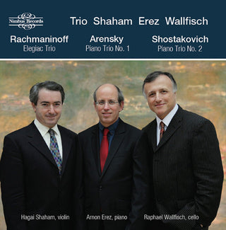 the album cover for Trio Shaham Erez Wallfisch - Piano Trios