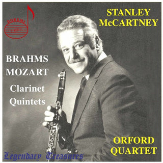 the album cover for Stanley Mccartney - Brahams & Mozart
