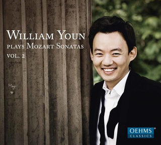 the album cover for Mozart / William Youn - William Youn Plays Mozart Sonatas 2