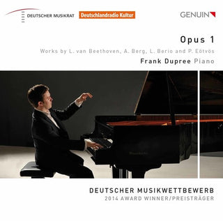 the album cover for Beethoven / Frank Dupree - Opus 1 - Piano Works