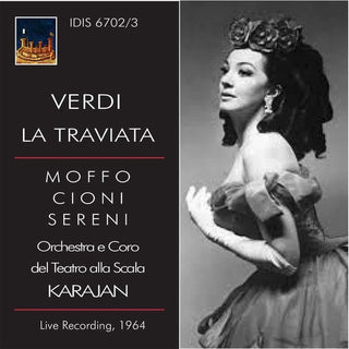 the album cover for Verdi / Karajan / Lascala Orchestra & Chorus - La Traviata