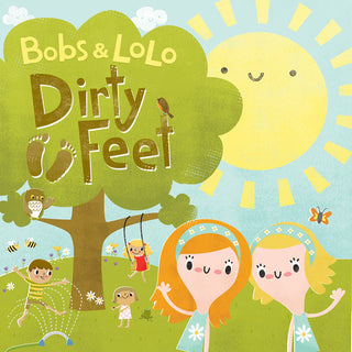 the album cover for Bobs & Lolo - Dirty Feet