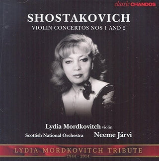 the album cover for Shostakovich / Mordkovitch / Scottish National Orc - Violin Concertos