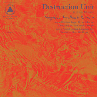the album cover for Destruction Unit - Negative Feedback Resistor [Vinyl]