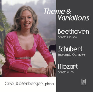 the album cover for Beethoven / Carol Rosenberger - Theme & Variations