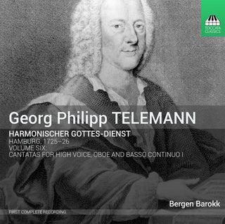 the album cover for Telemann / Bergen Barokk - Seven Cantatas - Harmonischer Gottes-Dienst 6