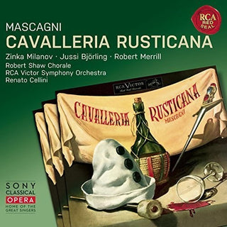 the album cover for Mascagni / Milanov / Rca Victor Symphony Orchestra - Cavalleria Rusticana