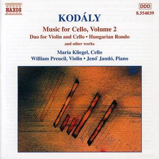 the album cover for MARIA KLIEGEL - Music for Cello #2