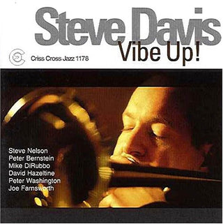 the album cover for Steve Davis - Vibe Up!