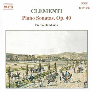the album cover for Pietro De Maria - Pno Sonatas Op 40: Sta in G Major Op 40 #1